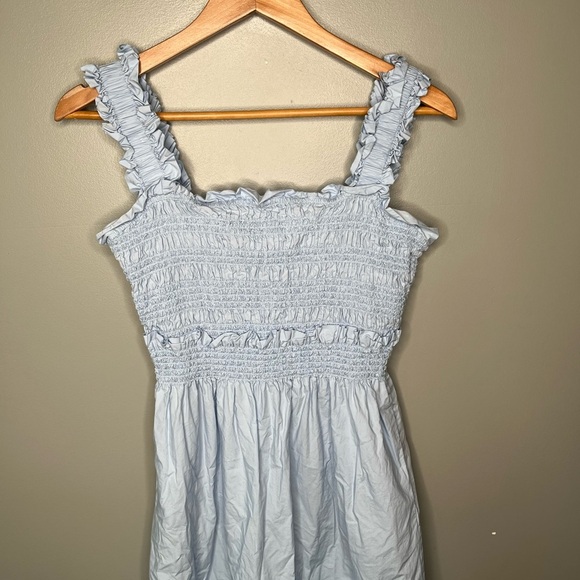 SEA New York Phoebe Smocked Dress - Cinderella Blue - Picture 5 of 11